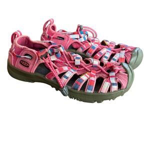 Keen Whisper Sandals Raya Honeysuckle Fisherman Pink Girls‎ Sz 3 Water Active